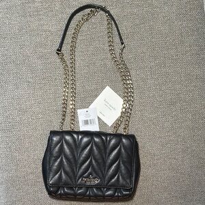 Kate Spade Black Quilted Crossbody Bag